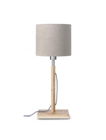 Fuji - Lampe de table en bamboo anthracite