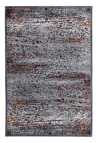 ORELIA - Tapis tissé plat très doux - or 160x235 cm