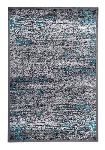 ORELIA - Tapis tissé plat très doux - turquoise multi 160x235 cm