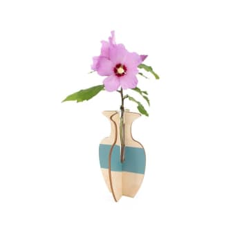 Vase anamorphose Murano à assembler et éprouvette