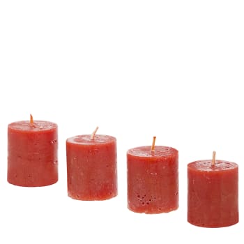 Set Di 2 Candele A Bolle - Bianco E Marrone - Decorazione Profumata Per La Casa
