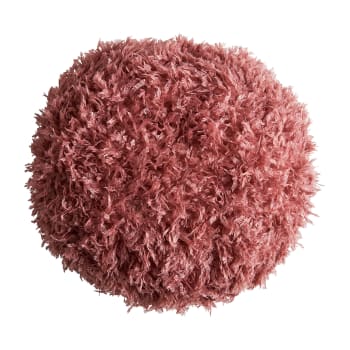 ASIRA - Cuscino in Poliestere, colore Rosa, 33x33x9 cm
