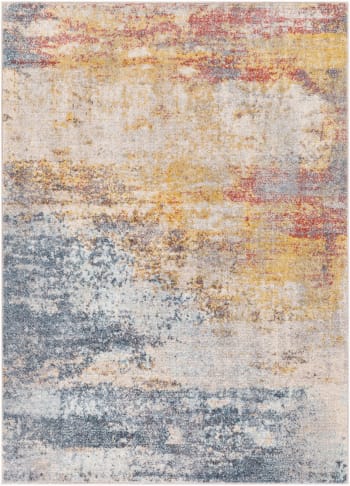 Valerie - Moderner Abstrakt Teppich Mehrfarbig/Orange 160x213