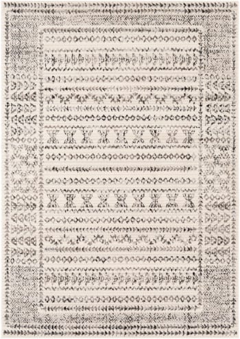 Olimpia - Tapis Scandinave Bohème Blanc/Noir 200x275