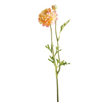 Peonia artificiale lux salmone in materiale di qualità per bouquet di