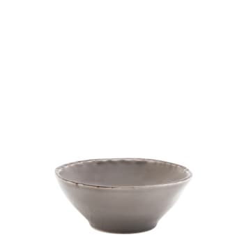 Praline - Bol en céramique gris clair taupe D15