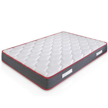 Materasso in memory foam, altezza 20 cm, 5 cm di memory foam, 7 zone di comfort 150x200