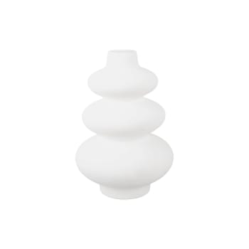EMINENT - Vase eminent cercle grand modèle mat blanc