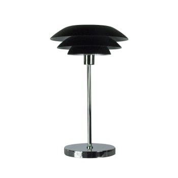 Dl31 - Lampe de Table en métal noir mat