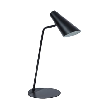 Noa - Lampe de Table en métal noir mat
