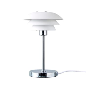 Dl16 - Lampe de Table en métal blanc