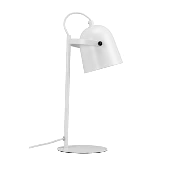 Oslo - Lampe de Table en métal blanc mat