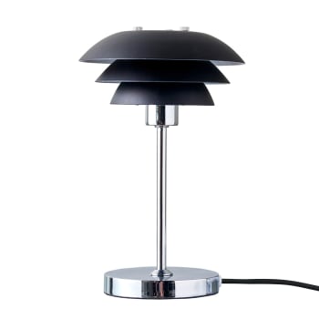 Dl16 - Lampe de Table en métal noir mat