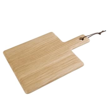 Planche carrée en chêne avec manche