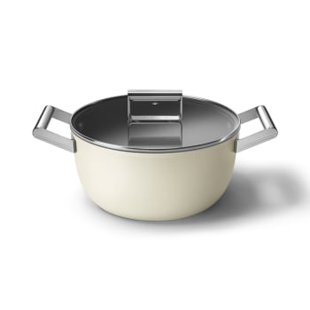 Années 50 - Faitout crème 24cm Smeg