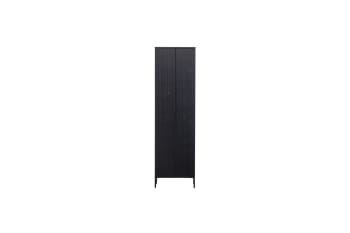 Trian - Mueble con 2 cajones en madera negra