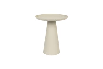 Ringar - Table d'appoint en métal beige