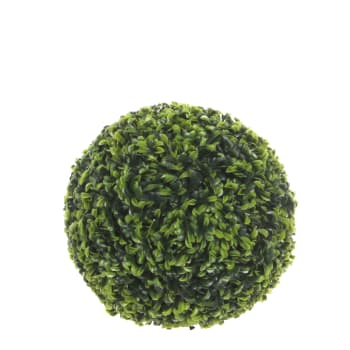 Tea leaf - Boule de plante à thé artificielle verte pour l'exterieur D27