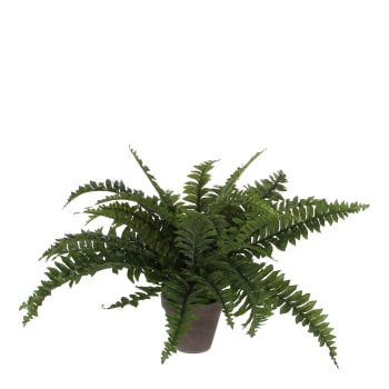 Boston fern - Boston artificial verde en maceta alt. 42