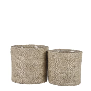 Cache-pot Atlantic Crème 16Hx18Øx15Ø