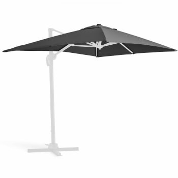 Amalya - Toile pour parasol déporté 2x3m anthracite
