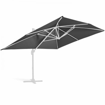 Caserta - Toile pour parasol déporté 4x3m anthracite