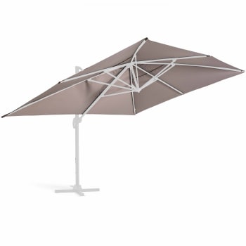 Caserta - Toile pour parasol déporté 4x3m taupe