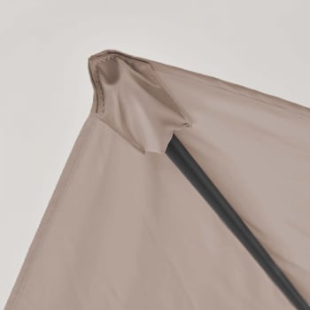 Amalya - Toile pour parasol déporté 2x3m taupe