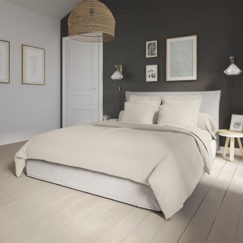 Influence - Housse de couette   Percale Coquille 200x200 cm - DODO