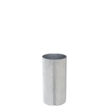 Sugar - Vase décoratif en fer argenté H20
