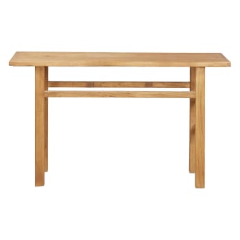 Brum - Console bois d'orme naturel 130cm