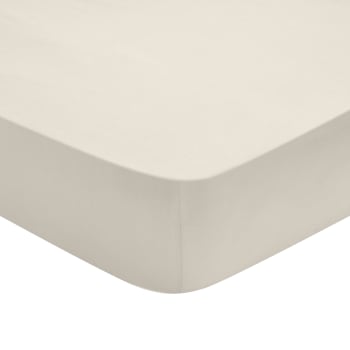 Influence - Drap Housse   Percale Coquille 90x200 cm