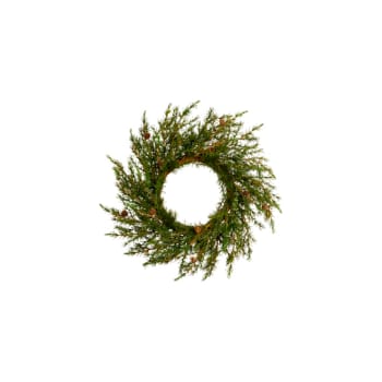 Corona de navidad de pino d60