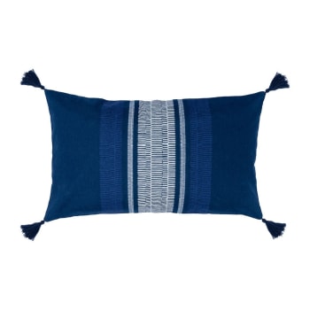 Graca - Fodera per cuscino cotone 50x30 blu notte