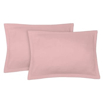 Hortense - Federe (x2) lino lavato 50x70 rosa
