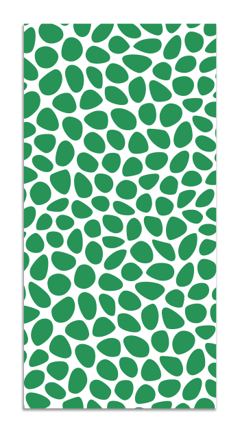 ALFOMBRAS MINIMALISTAS 2 - Tapis vinyle motif pavée vert 200x250cm
