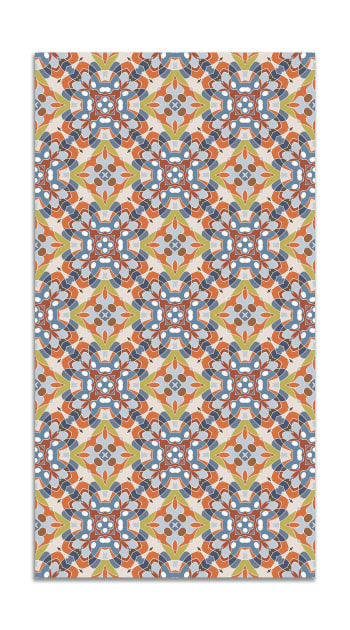 ALFOMBRAS ORIENTALES - Alfombra vinílica azulejo oriental original 40x80 cm