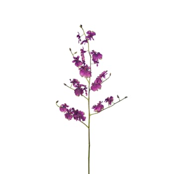 Tige d'orchidée oncidium artificielle violette H94