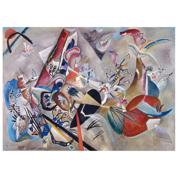 Cuadro lienzo - En Gris - Wassily Kandinsky cm. 60x80