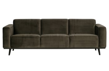 Statement - 3-Sitzer-Sofa aus Samt, grün