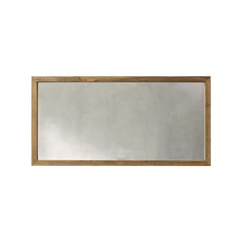 Austin - Espejo rectangular de madera de teca reciclada maciza