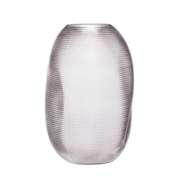 Balloon - Vase en verre fumé  H30
