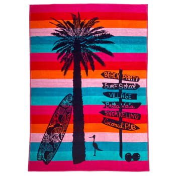 Toalla de playa de tejido rizado  lumbika 140 x 180 multicolor