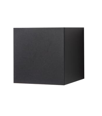 Goby - Applique extérieure en métal noir h.10 cm