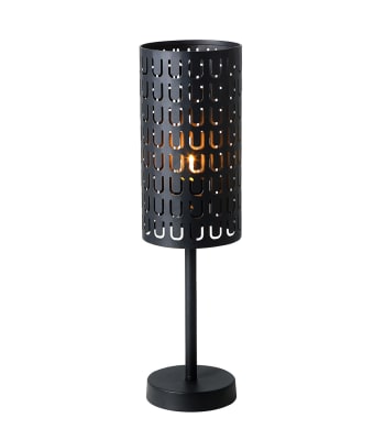 Callas - Lampe en métal noir h.46 cm