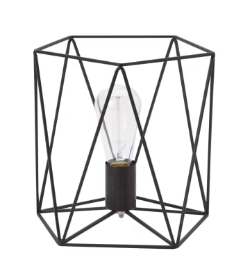 Andrews - Lampe en métal noir h.26 cm