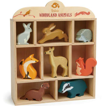 Jouets en bois Set Puzzle et jeu animaux Safari Petitcollage® - Ekobutiks®  l ma boutique écologique