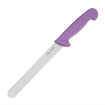 Couteau à pain violet 20cm