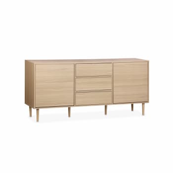 Mika - Aparador de madera con 2 puertas, 160cm