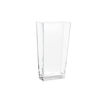 Daily - Vase décoratif en verre soufflé transparent H40